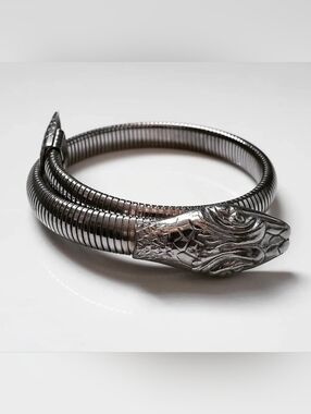 Vintage Deco Upper Arm Coil Bracelet